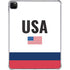 USA American Flag iPad Pro 11in (2024) Clear Case